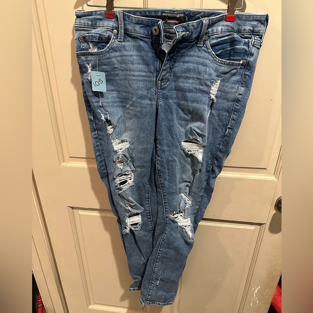 Torrid vintage boyfriend straight size 12